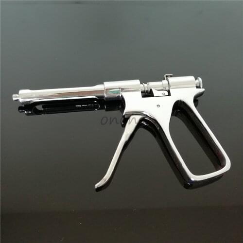 Dental Gun Syringe Stainless Steel Quantitative Press Type Syringe Dental Surgical Instrument Dental Surgery Tool Oral