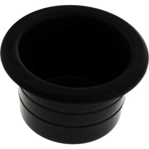Universal Black Plastic Cup Drink Can Holder 100mm Dia for Boat Marine RV Install almost anywhere table counter top dashboard