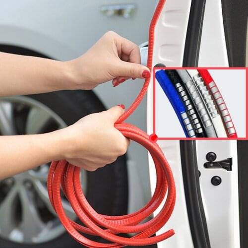 5M U type door seal car sound insulation car door sealing strip rubber weatherstrip edge for car SUV commercial vehicle Car Door