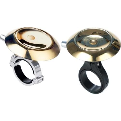 Bicycle Handlebar Bell Cycling Retro Bike Copper Bell Ring Aluminum Alloy MTB Road Bike Horn Super Loud Warning Bell For Bike