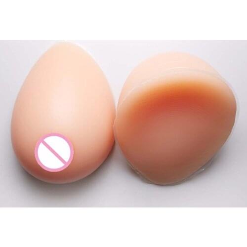 2400g 1 pair G cup False breast forms fake silicon breasts artificial Boobs Tits Bust faux seins vagina transgender drag queen