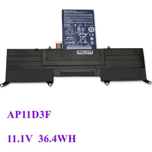 AP11D3F Battery For Acer Aspire S3 S3-951 S3-391 MS2346 AP11D3F AP11D4F 3ICP5/65/88 3ICP5/67/90 11.1V 36.4WH/3280mAh