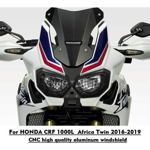 Motorcycle Accessories Windshield FOR HONDA CRF 1000L Africa Twin crf 1000l 2016-2019 metal windshield cockpit deflector