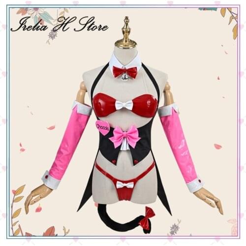 Anime Cosplays Nekopara Chocolat Cosplay costume Bunny Girl Chocolat Cosplay Costume sexy lingeries