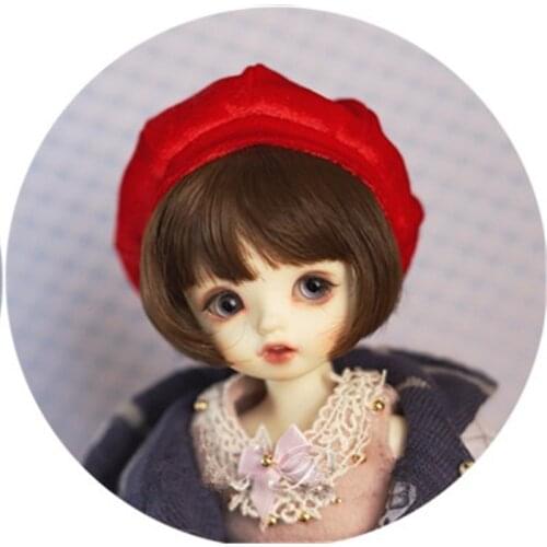 BJD doll hat is suitable for 1/3 1/4 1/6fashionable versatile new lovely foreign style beret octagon hat handmade hat accessorie