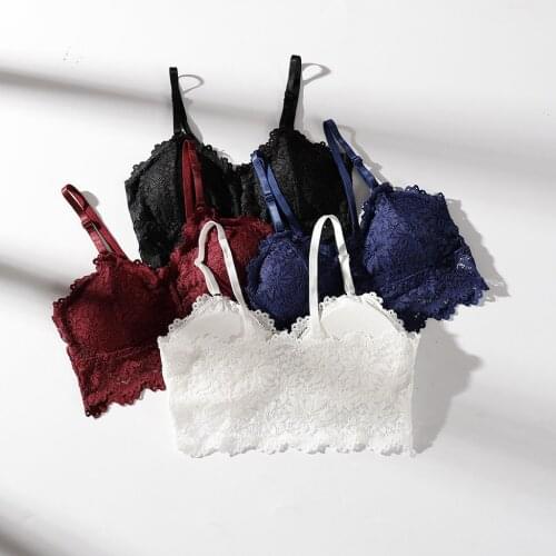 Women Lace Bra Push Up Tops Wireless Lingerie Sexy Women Bralette Female Underwear Full Cup Comfortable Bra Without Underwire