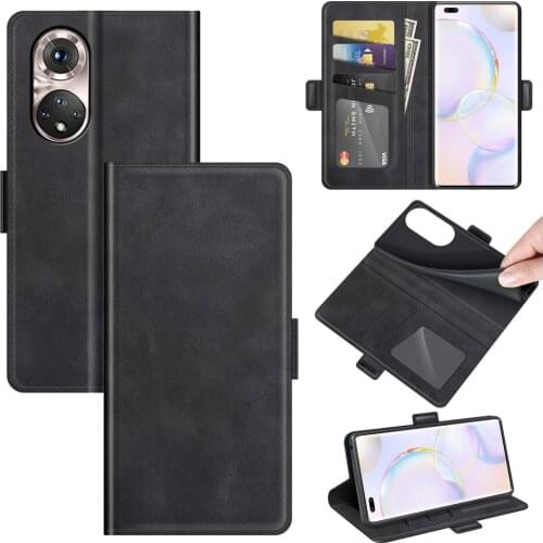 Case For Huawei Honor 50 Pro Leather Wallet Flip Cover Vintage Magnet Phone Case For Honor 50 Pro Coque