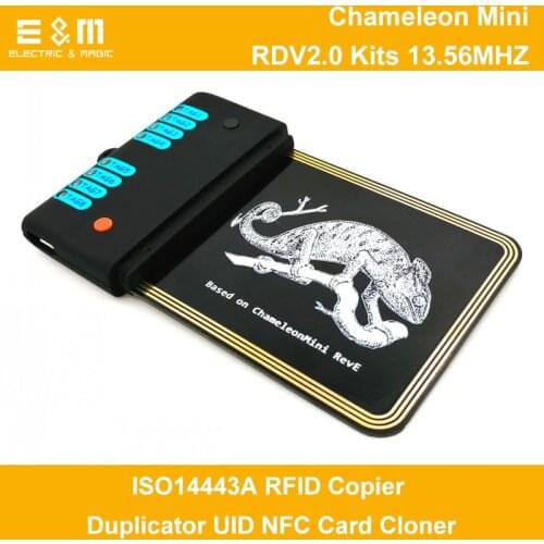 Chameleon Mini RDV2.0 Kits 13.56MHZ ISO14443A RFID Copier Duplicator UID NFC Card Cloner