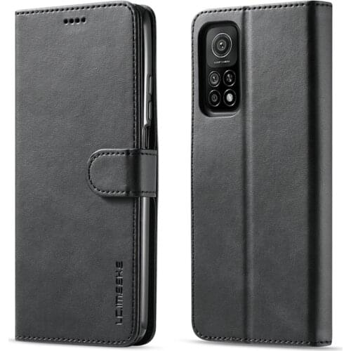 Xiaomi Mi 10T Pro Case Leather Wallet + Silicone Flip Cover Xiaomi Mi 10T Pro Phone Case For MI 10TPro Mi10T Pro Case
