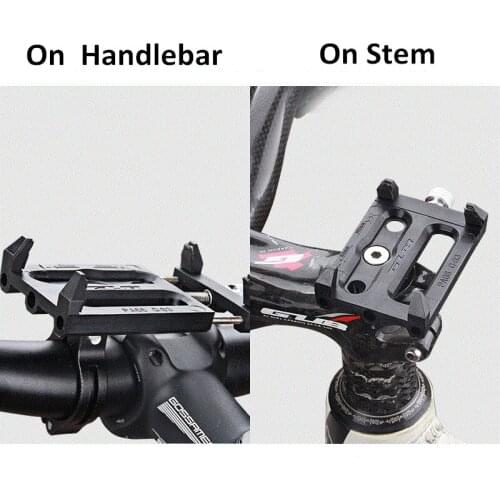 Bike Bicycle Motorcycle Scooter Handlebar Mount Holder Phone For 3.5 6.2 inch phone MP4 GPS 31.8 25.4 22.2mm handlebar