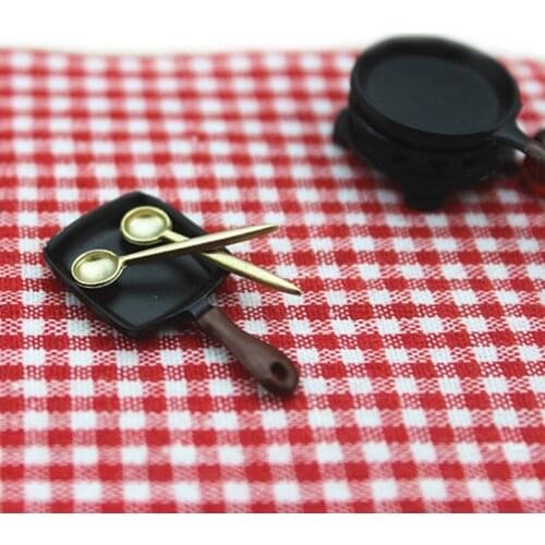 1/12 Dollhouse Miniature Simulation Mini Spoon Kitchen Tools Model Toys for Doll House Accessories Decoration