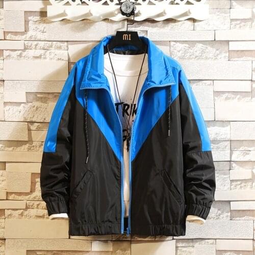 Fashion Denim Jacket Men Slim Streetwear Ripped Cargo Denim Jacket Men Hip Hop Bomber Jacket Classic Casual Autumn