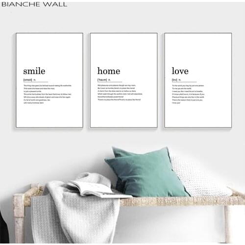 Wall Painting For Bedroom Minimalist Wall Art Prints Mother Dad Family Life Quotes Modern Canvas Poster Wall Picture