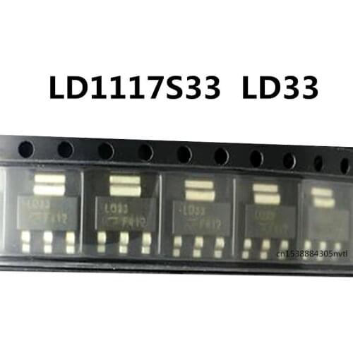 Original 10pcs/ LD1117S33 LD33 SOT223