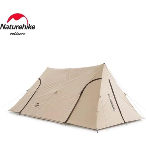 Naturehike Outdoor Camping Large Space Awning With Screen 150D Oxford Cloud Cover A Tower Canopy Tent NH20TM008
