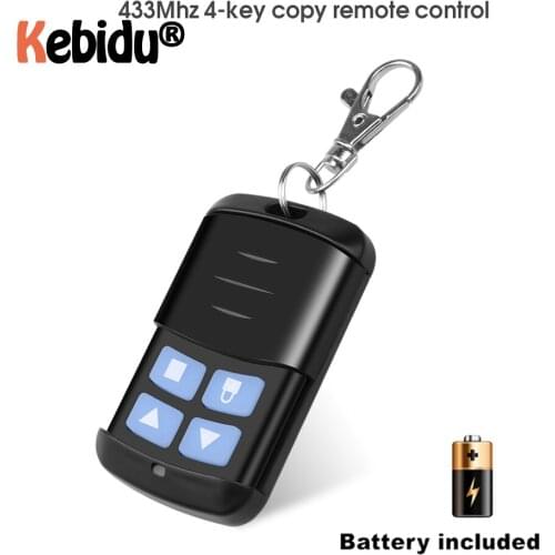 Kebidu 433MHZ Copy Remote Controller 4 Buttons Metal Clone Remotes Auto Copy Duplicator For Gadgets Car Home Garage Door newly