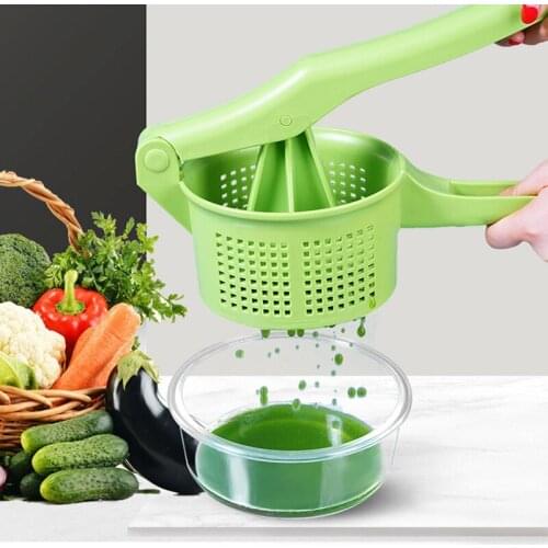 Manual Dehydrator Vegetable Dehydrator Fruit Press Food Grade Plastic Kitchen Supplies Dumpling Material Maker Drainage Basket