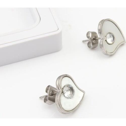 XUANHUA Love Stainless Steel Earrings For Women Simple Love Earrings Fashion Jewelry 2019 Pendientes Mujer Moda