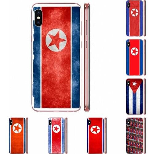 North Korea Grunge Flag For HTC Desire 530 626 628 630 816 820 830 One A9 M7 M8 M9 M10 E9 U11 U12 Life Plus Soft New Arrival