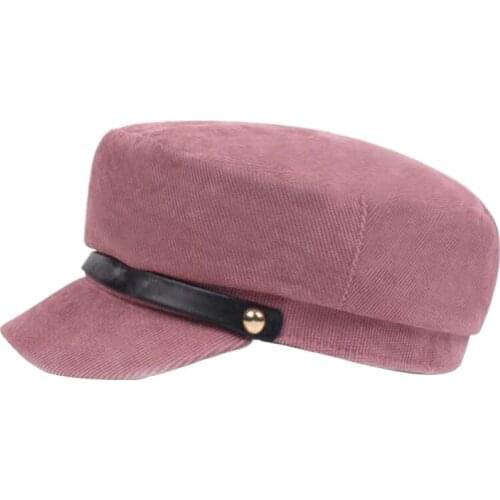 Sport Hats Women British Casual Style Cotton Sunshade Adjustable Octagonal Cap For Lovers 2019 Newest