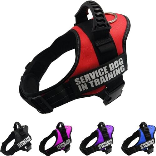K9 Harness For Dogs Reflective Adjustable Pet Dog Harnesses Vest Dog Collar For Husky Shepherd Small Medium Large Dogs Supplies