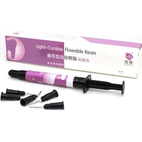 Light-curable flowable resin Fluid Flow Light Curing Resin Composite Resin Oral Dental Materials