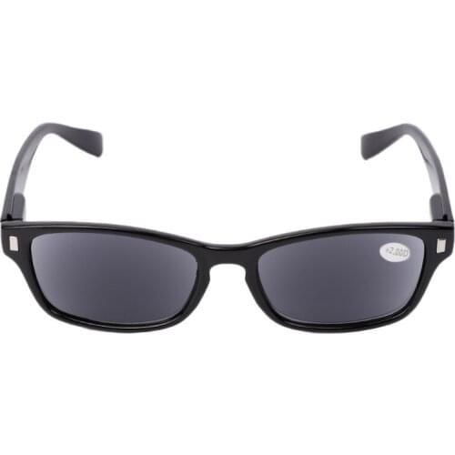 Unisex Reading Glasses Sun Presbyopia Eyeglasses Frame Resin Lens +1.0~+3.5 Gift F3MD