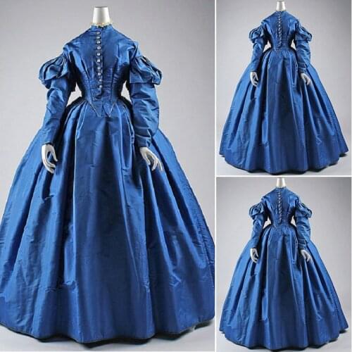 18 Century Civil War Southern Belle Gown evening Dress/Victorian Lolita dresses/scarlett dress US6-26 SC-1080