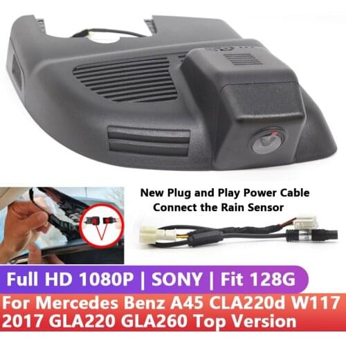 New! Plug and play Car DVR Wifi Video Recorder Dash Cam Camera For Mercedes Benz A45 CLA220d W117 2017 GLA220 GLA260 Top Version
