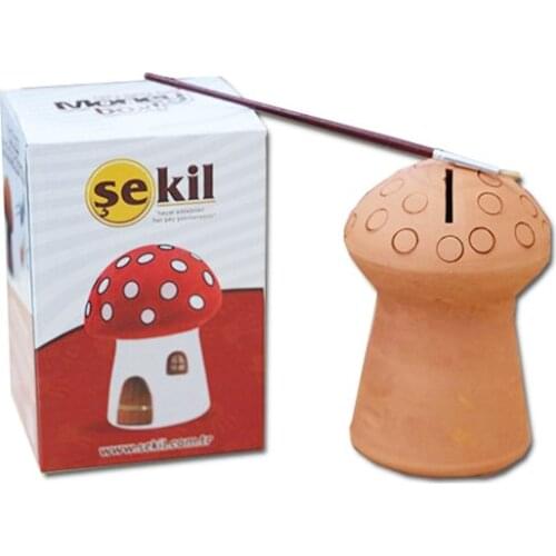 All Shape Ceramic Object Mushroom Piggy Bank Painting Set paintable decorative objects декоративные предметы под роспись