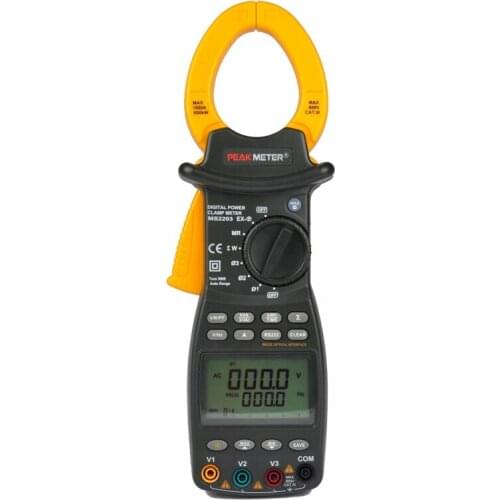 High quality digital power clamp meter MS2203, digital power factor clamp meter MS2203
