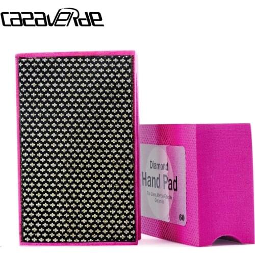 Order by grit 90*55mm diamond electroplated hand polishing pad for polishing glass,stone,tiles,aluminum and iron steel