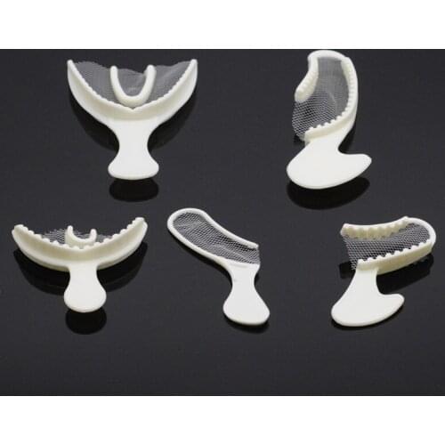 3-in-1 Dental Disposable Impression Bite Registration Trays Dental Impression Tray With Net For Dental Lab Equipment