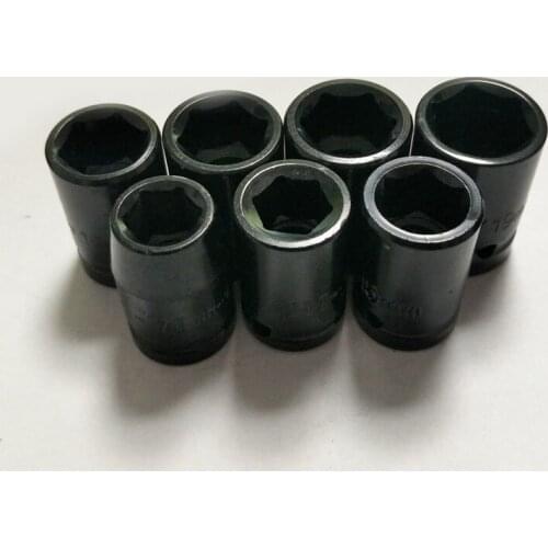 7 Pcs/set 1/2" 13-19mm Air Socket Adopter Universal Pneumatic Socket Wrench Head for Electric Impact Wrench Air Impact Wrenches