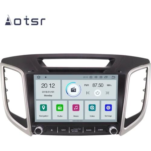 8" Android 9.1 IPS Car Radio Player GPS Navigation For HYUNDAI IX25 CRETA 2014-2018 Multimedia Player Tape Recorder Head Unit