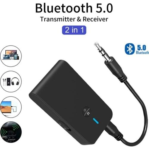 Bluetooth 5.0 Transmitter And Receiver 2-in-1 Wireless Audio Aux 3.5mm Lossless Decoder Board Wireless Stereo Music Receiver