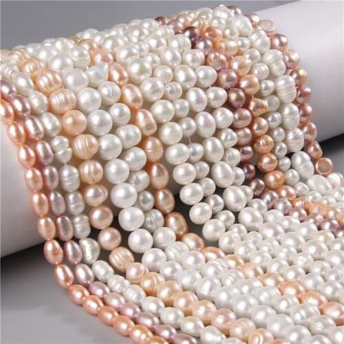 Elegant Natural Pearl Real Beaded Loose Beads for Make Wedding Party Jewelry DIY Bracelet Necklace earrings Accessories Women