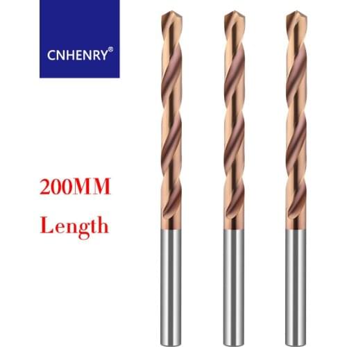 HRC55 Solid Carbide Drill Bits 4mm-10mmx200mm Tungsten Steel Drill Bit For Hard Alloy Stainless Tools