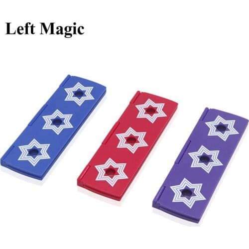 Pencil Penetration Coins Magic Tricks Pens Through Hole Close Up Illusion Toy Coin Escape Prop Street Stage Magic Toys Illusion