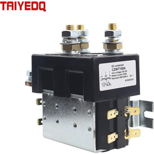 DC contactor CZWT150A sightseeing car flatbed low-voltage contactor 150V contactor 24v dc 6/12/24/36/48/60/72/84/120/150V