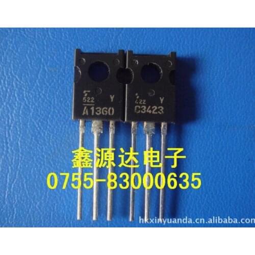 Xinyuan 10pairs 2SA1360 e 2SC3423 TO-126 new