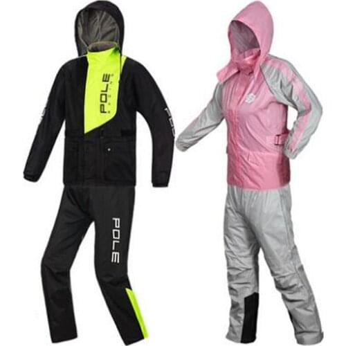 Fashion light thin Motorcycle Electric Vehicle Split Raincoat pants Suit Men/women Outdoor Sports Waterproof Riding Raincoat