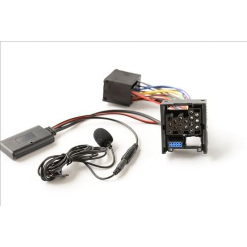 Bluetooth For BMW E46 E39 E38 Round Pin 17 Pin 3 Series 2002~2006 CD Bluetooth 5.0 Music Audio Adapter MICPHONE