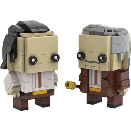 MOC Movie Series Cartoon Characters The Trickster Building Blocks Kit Brickheadz Funny Figures Bricks Toys For Children Kid Gift