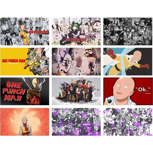 One Punch Man HD Print Saitama Japanese Anime Poster Canvas Painting Wall Art Picture Mordern Children Baby Bedroom Home Decor