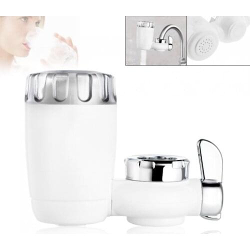 Portable Washable Ceramic Filter Faucet Tap Water Purifier Support Two Water Modes with 7 Interface Connectors for Kitchen
