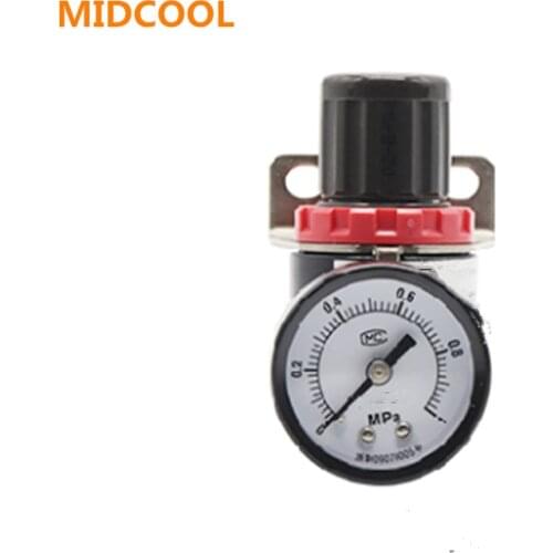 AR1500 G1/4 Mini Air Pressure Regulator Adjustable Pneumatic Reducing Valve With Gauge For Compressor AR2000 BR3000 BR4000 10bar