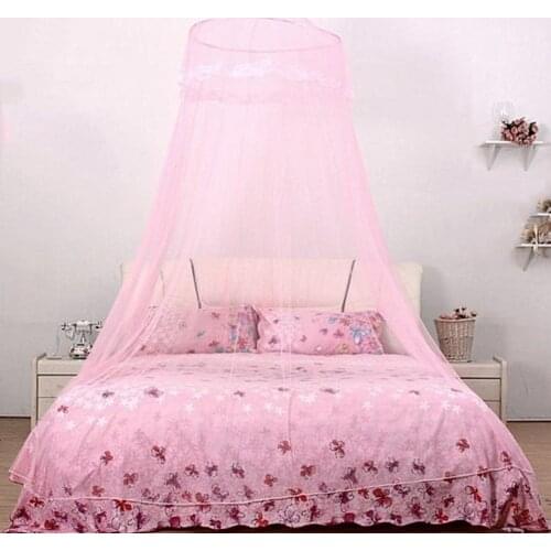 Princess Dome Bed Tent Polyester Hanging Anti Mosquito Net Girls Bedroom Sleeping Accessories Voile Garden Camping