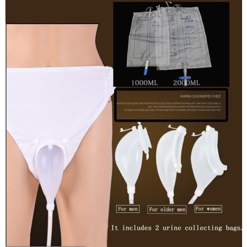 Male Female Silicone Urine collector,elderly urinary incontinence urine bag,man/women Urine Urination Device,J18165
