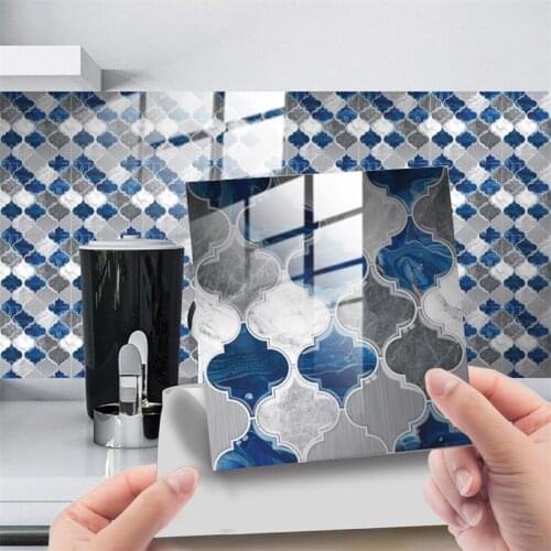 Waterproof Floor Stickers Self Adhesive Droplet shape Wallpapers Bathroom Wall Sticker House Renovation Decals DIY Wall Decor